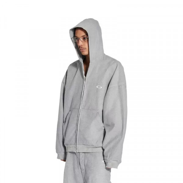 [A발렌샤] 발렌시아가 트롱프뢰유 그레이 후드집업