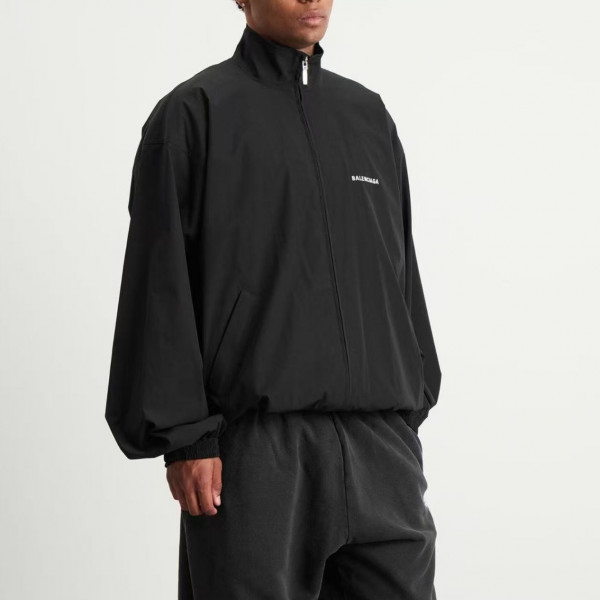 [A발렌샤] 발렌시아가 로고 블랙 트랙 자켓
