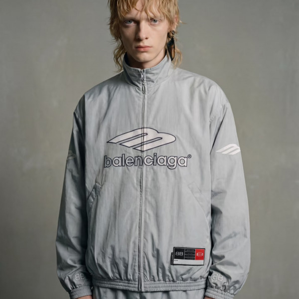 [잔디집] 발렌시아가 3B 풋볼 그레이 트랙수트 자켓