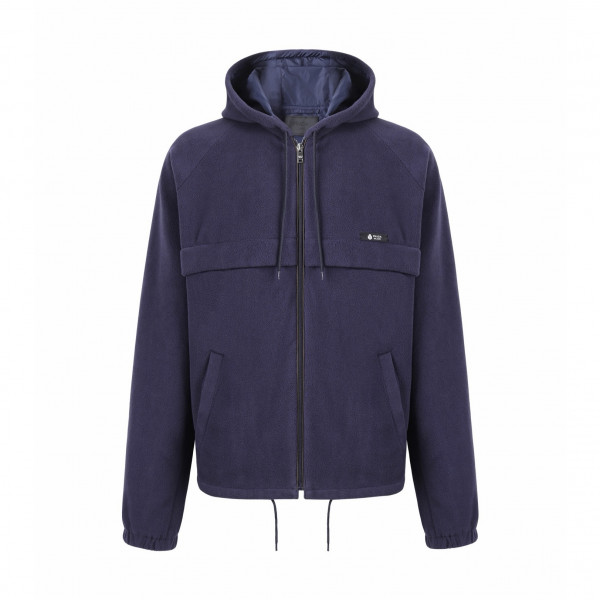 [잔디집] 프라다 테크니컬 패브릭 네이비 후드 블루종 자켓