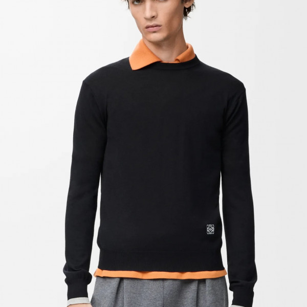 [GTR공장] 로에베 아나그램 블랙 울 니트 스웨터