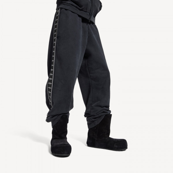 [GTR공장] 발렌시아가 3B 스포츠 스트라이프 블랙 배기 팬츠