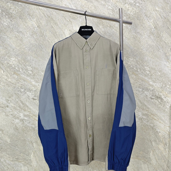 [GTR공장] 발렌시아가 하이브리드 투톤 트랙 셔츠 자켓