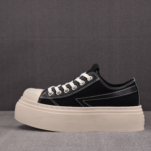 [M공장] SMFK 컴퍼스 미터 블랙 로우탑 스니커즈