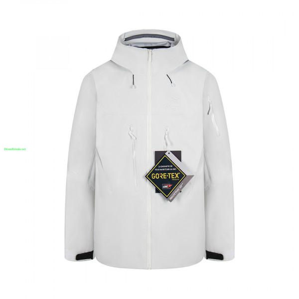 [DR] 아크테릭스 알파 SV 화이트 윈드브레이커 자켓