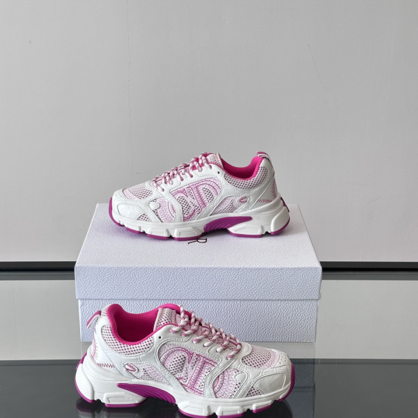 디올 크로노 우먼스 핑크 스니커즈