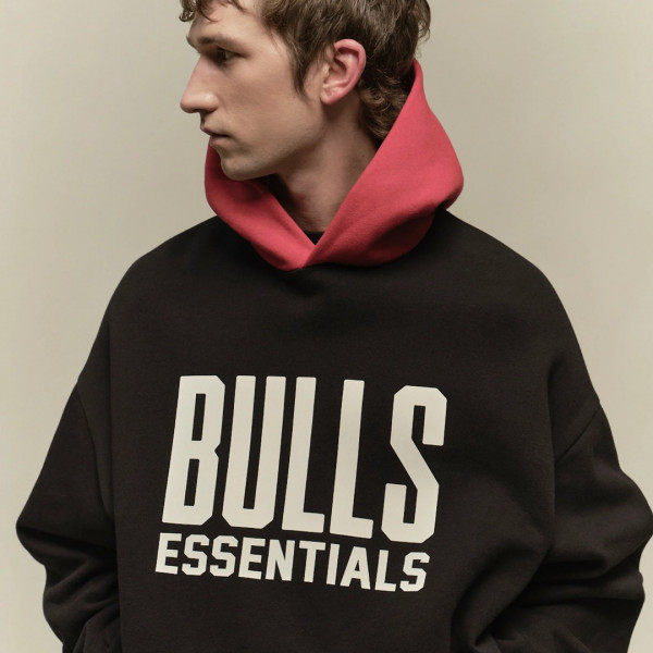 [세나] 피어오브갓 에센셜 NBA 불스 블랙 후드