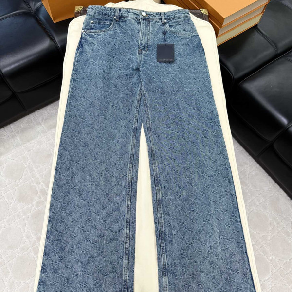 루이비통 모노그램 블루 데님 진