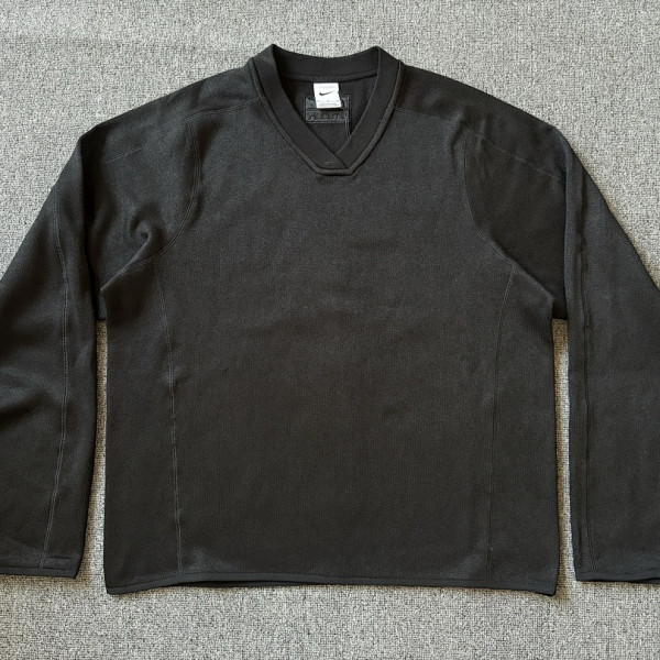 [YQ] 나이키 X 스투시 블랙 플리스 풀오버 롱 슬리브