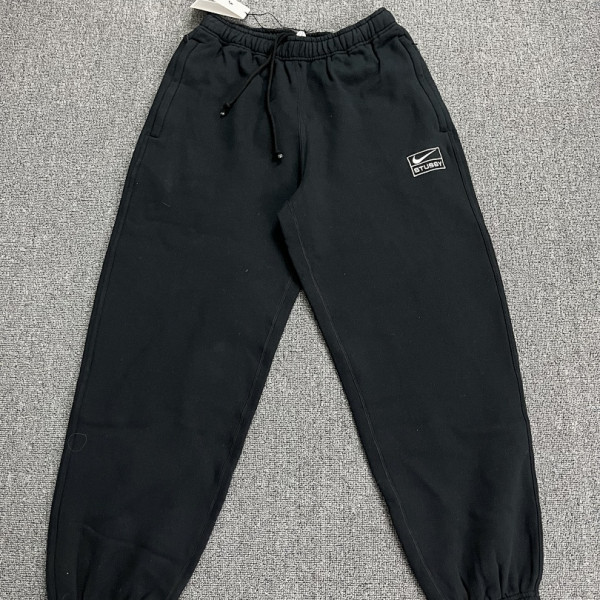 [YQ] 나이키 X 스투시 플리스 블랙 바지
