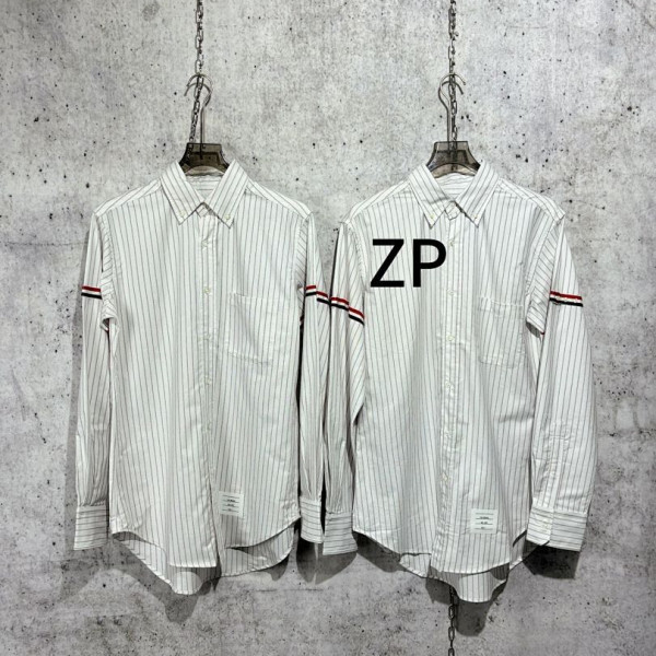 [사슬공장] 톰브라운 암밴드 스트라이프 화이트 셔츠