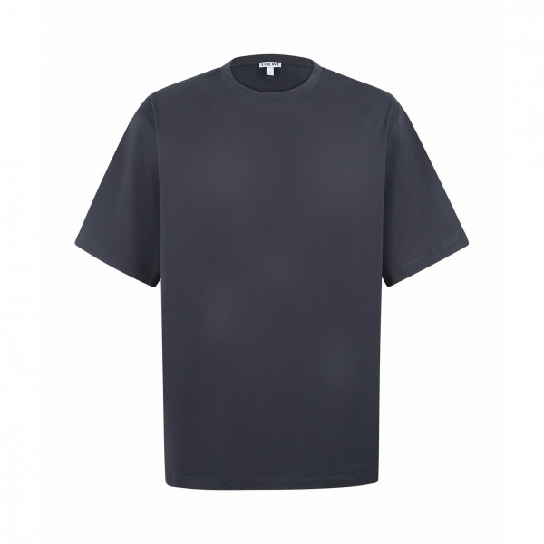 [잔디집] 로에베 슬리브 아나그램 워시드 블랙 티셔츠