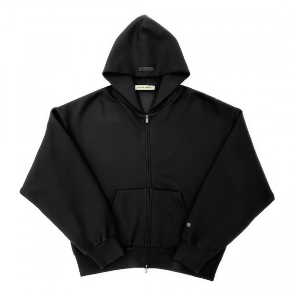 [세나] 피어오브갓 에센셜 블랙 후드집업