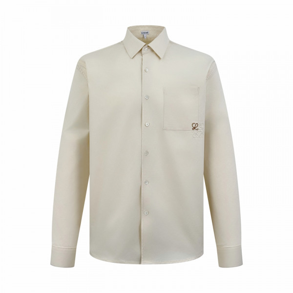 [잔디집] 로에베 아나그램 에크루 셔츠