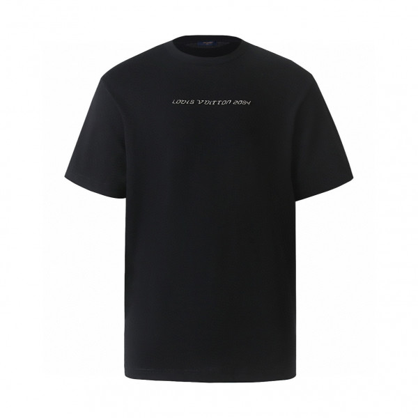 [잔디집] 루이비통 2054 레터링 블랙 티셔츠