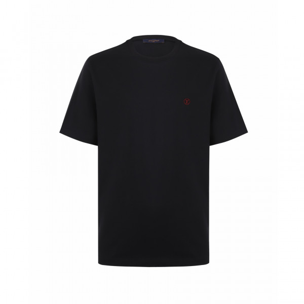 [잔디집] 루이비통 로고 클래식 블랙 티셔츠