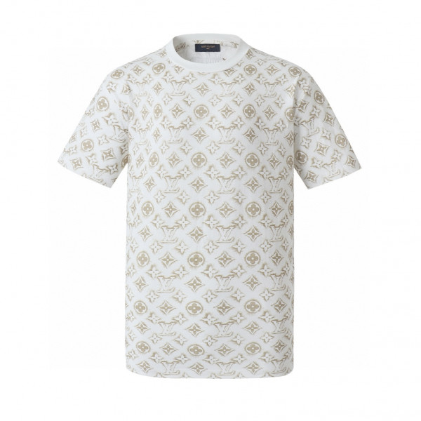 [잔디집] 루이비통 모노그램 샌드 모티프 화이트 티셔츠