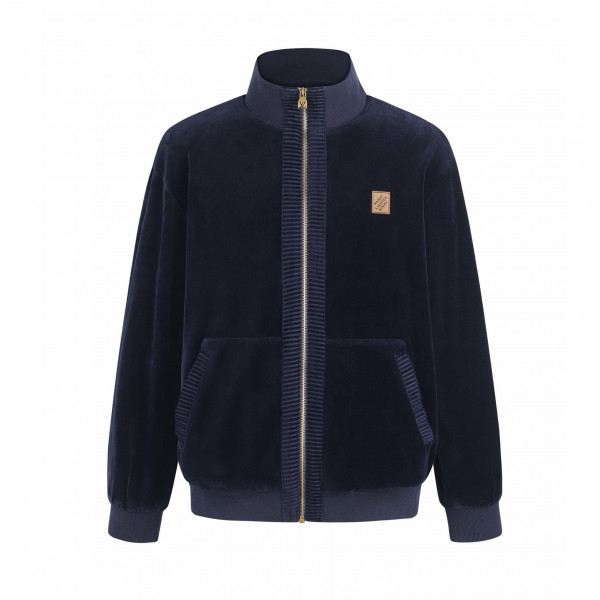 [잔디집] 루이비통 시크 벨벳 네이비 트랙 자켓