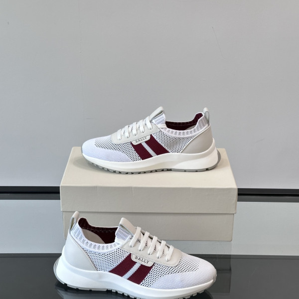 발리 다넬T 화이트 로우탑 스니커즈