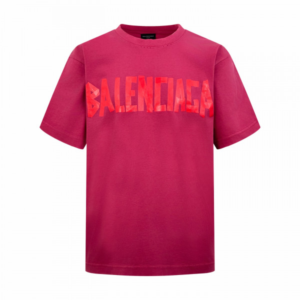 [잔디집] 발렌시아가 테이프 타잎 핑크 티셔츠