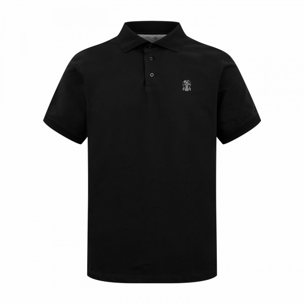 [잔디집] 브루넬로 쿠치넬리 로고 자수 블랙 폴로티