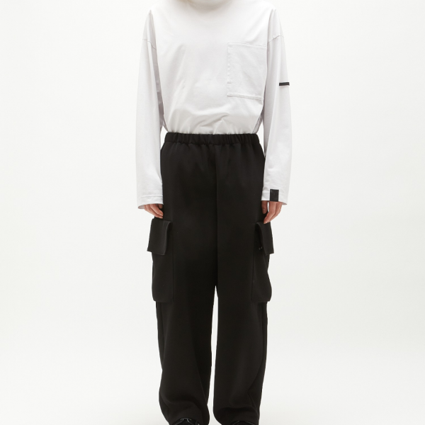 [세나] 엔할리우드 블랙 카고 팬츠