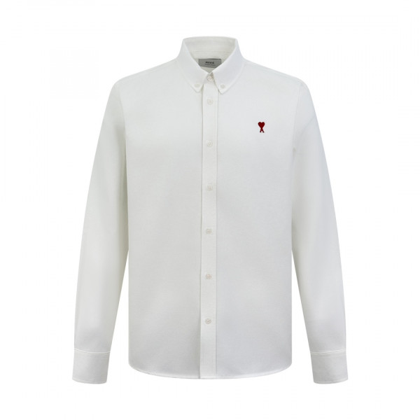 [잔디집] 아미 스몰 하트 화이트 옥스포드 셔츠