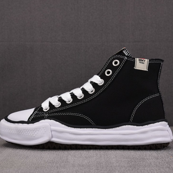 미하라 야스히로 피터슨 OG솔 블랙 하이탑 스니커즈