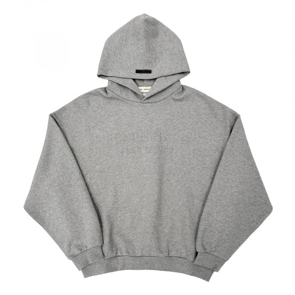 [세나] 피어오브갓 에센셜 그레이 엠보스드 후드