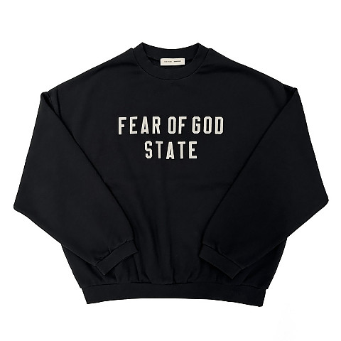 [세나] 피어오브갓 에센셜 90's 블랙 맨투맨