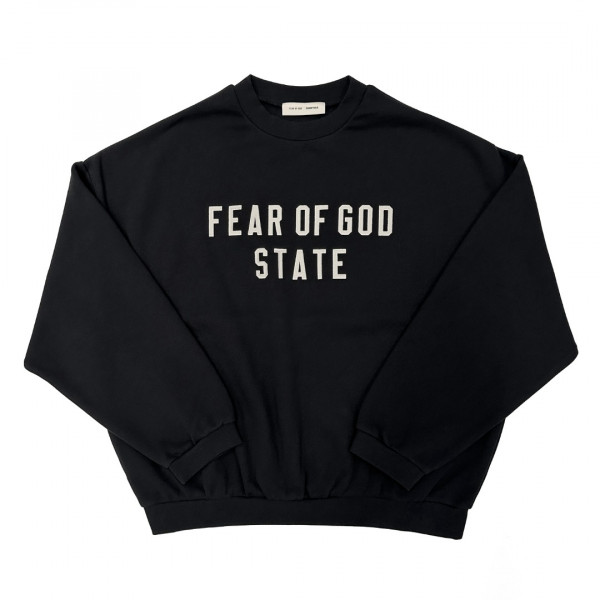 [세나] 피어오브갓 에센셜 90's 블랙 맨투맨