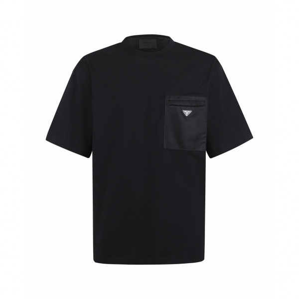 [잔디집] 프라다 리나일론 블랙 저지 티셔츠